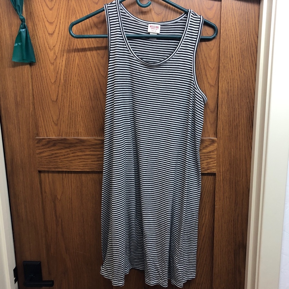 Black/White Striped Dress